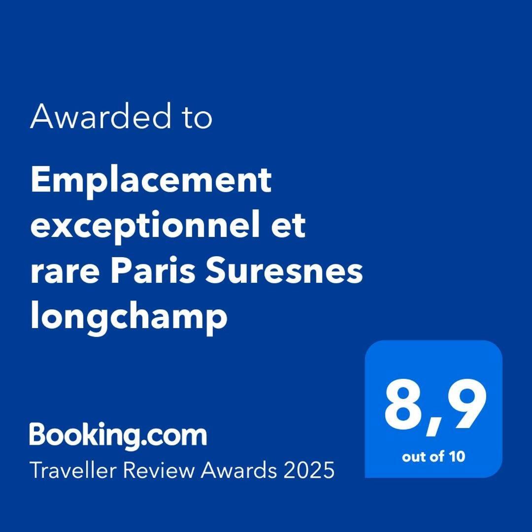 Emplacement Exceptionnel Et Rare Paris Suresnes Longchamp Eksteriør bilde